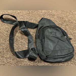 Badgley Mischka  mini back pack pocket book organizer black carry on cute